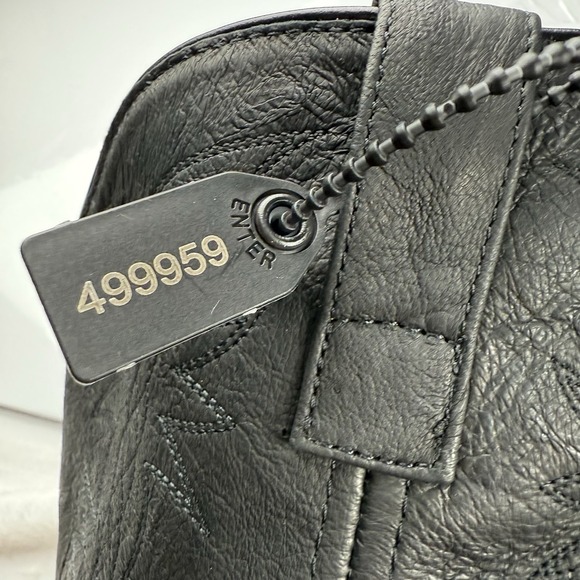 Dingo Mens Suiter Cowboy Boots Leather Black 14D - Picture 10 of 16